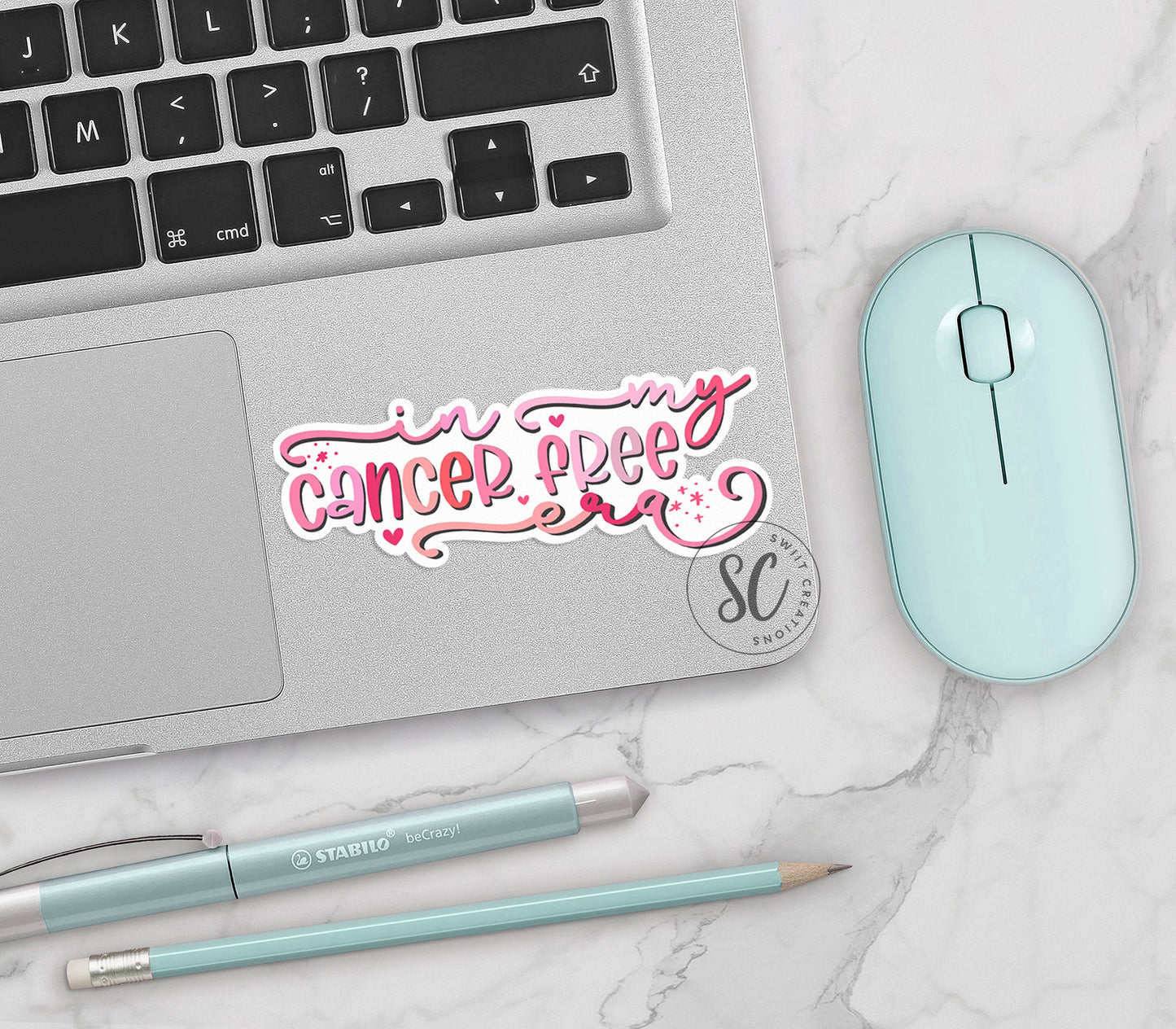 In My Cancer Free Era Sticker SS824 - Swiit Creations