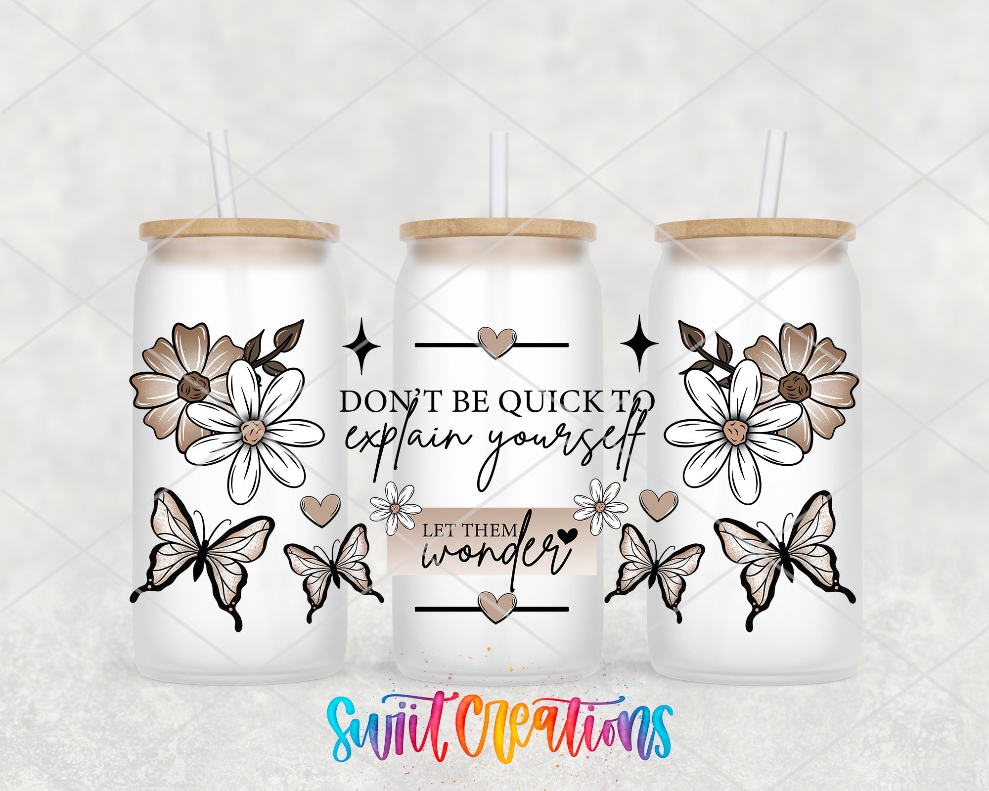 Inspirational Let Them Wonder UV DTF Transfer Tumbler Wrap | DTF314 - Swiit Creations