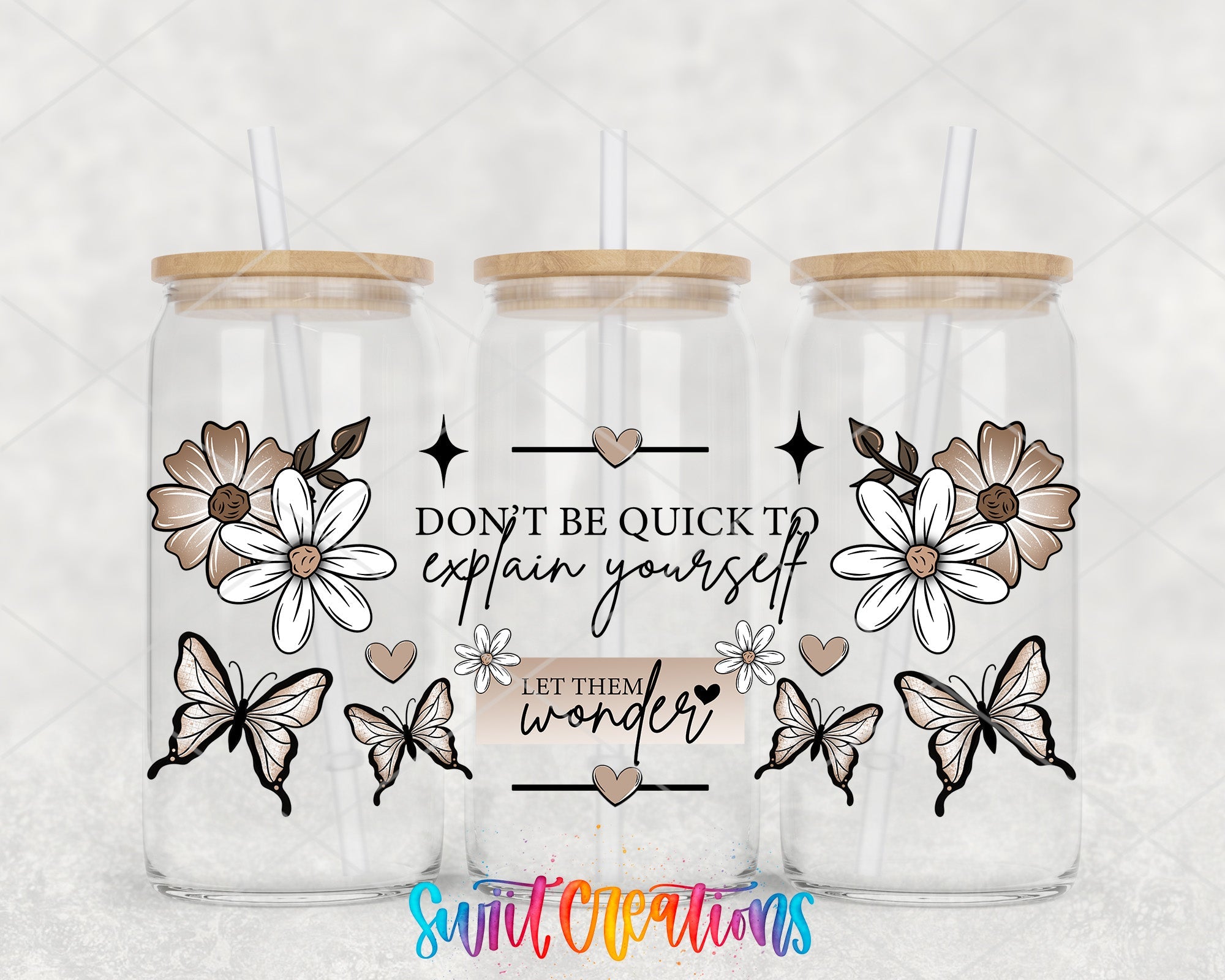 Inspirational Let Them Wonder UV DTF Transfer Tumbler Wrap | DTF314 - Swiit Creations