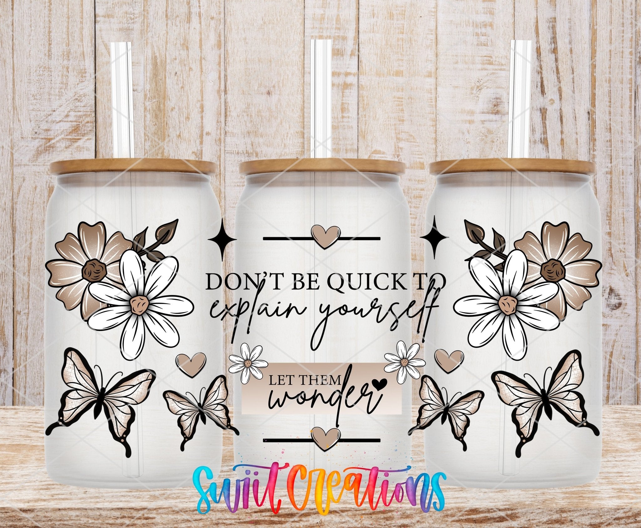 Inspirational Let Them Wonder UV DTF Transfer Tumbler Wrap | DTF314 - Swiit Creations