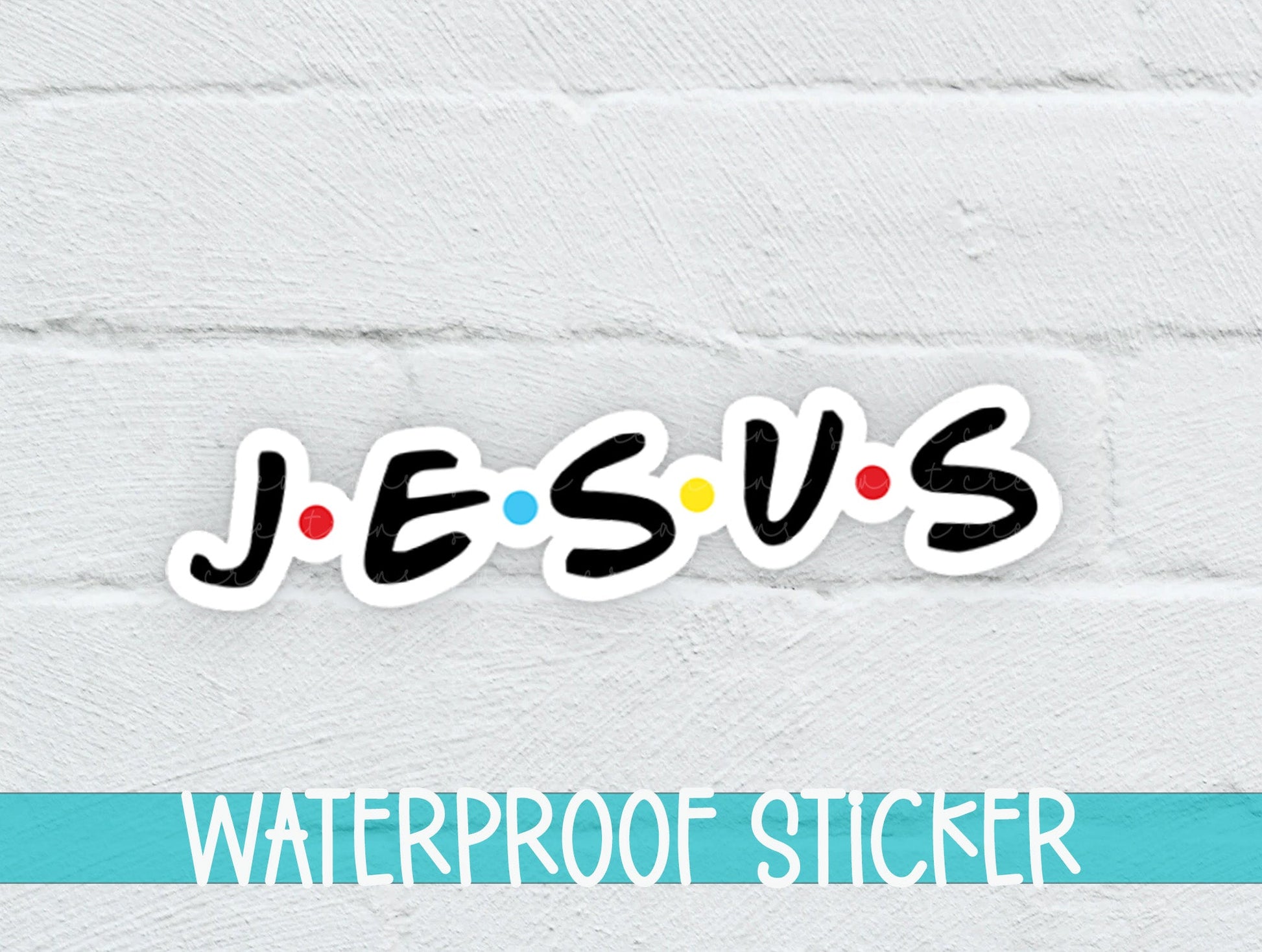 Jesus Sticker SS276 - Swiit Creations
