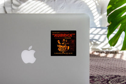 Gahr Kubrick 2024 sticker on the lid of a silver laptop
