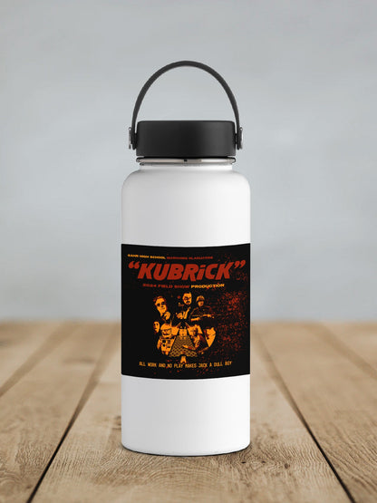 Gahr Kubrick 2024 sticker on a white insulated water bottle