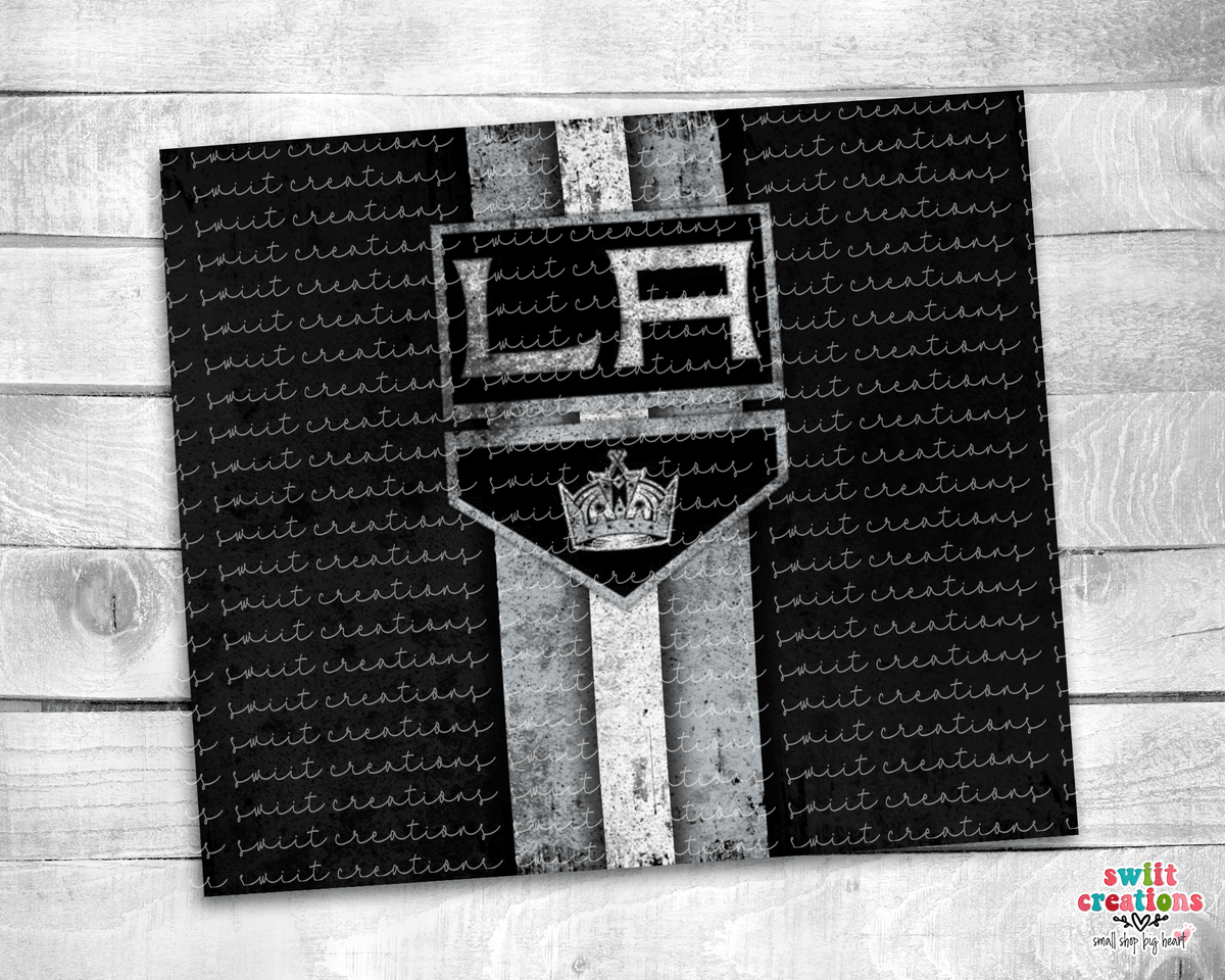 LA Kings Black Tumbler (T338) - Swiit Creations