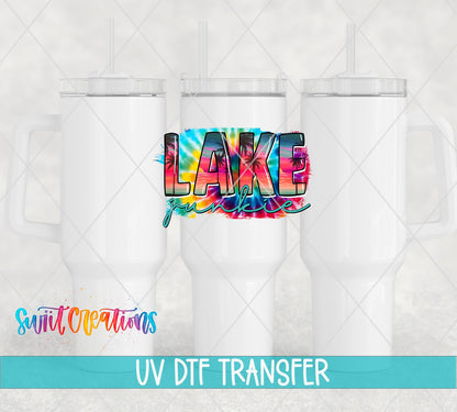 Lake Junkie UV DTF Decal | Lake Life Tumbler Decal | UV043 - Swiit Creations