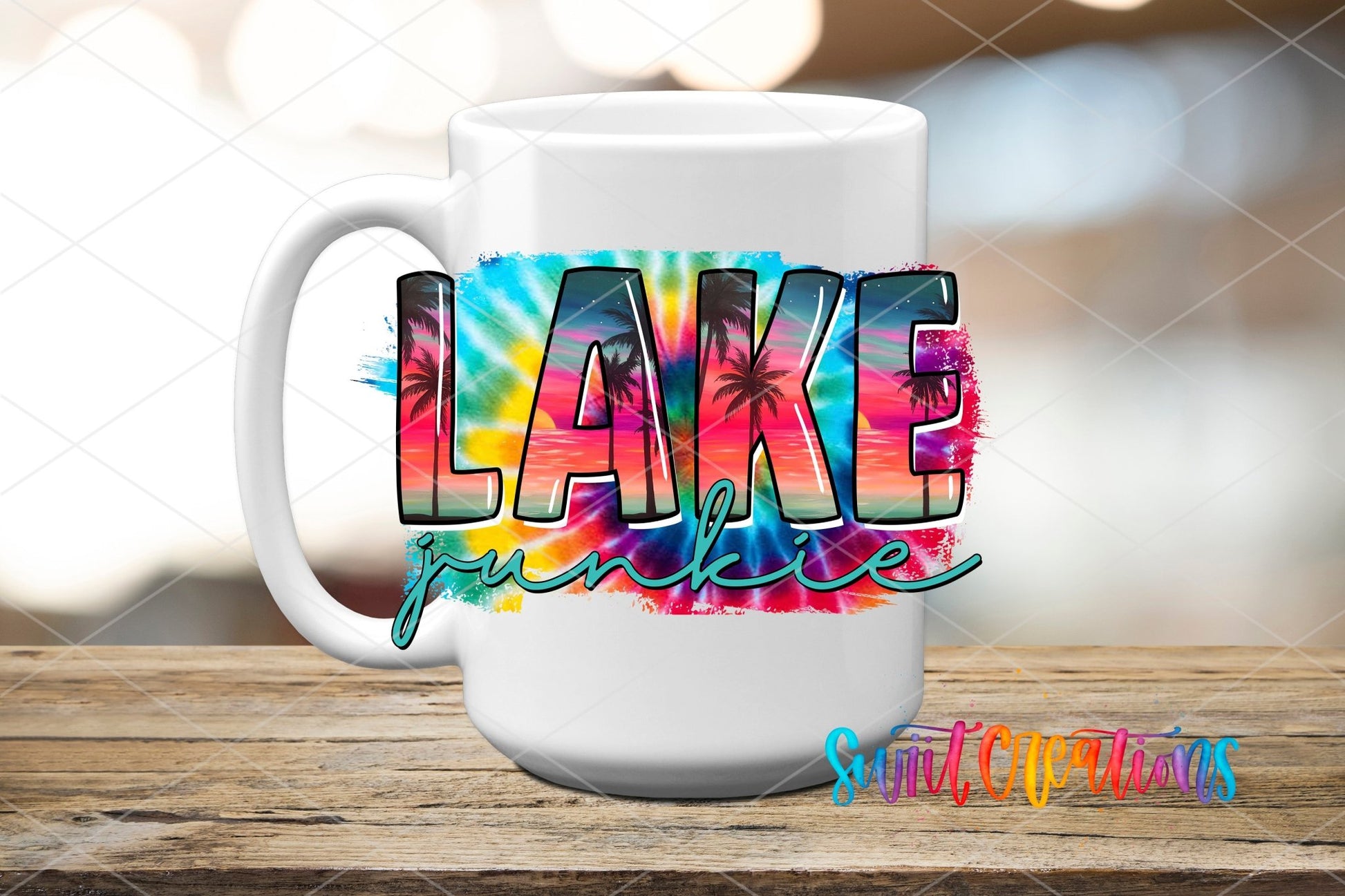 Lake Junkie UV DTF Decal | Lake Life Tumbler Decal | UV043 - Swiit Creations