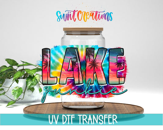 Lake Junkie UV DTF Decal | Lake Life Tumbler Decal | UV043 - Swiit Creations