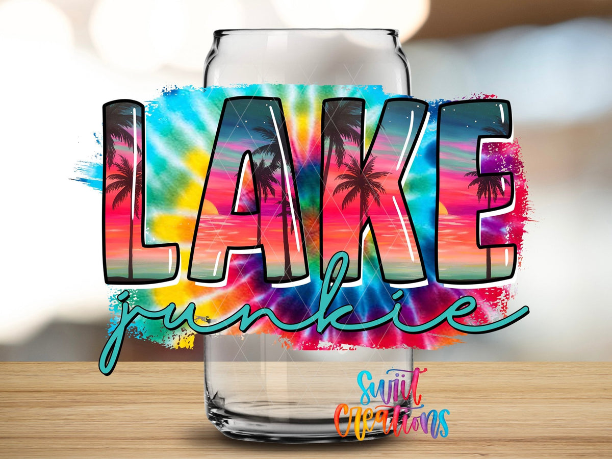 Lake Junkie UV DTF Decal | Lake Life Tumbler Decal | UV043 - Swiit Creations