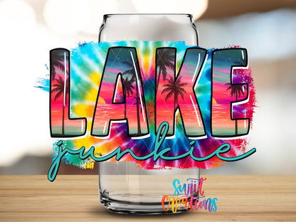 Lake Junkie UV DTF Decal | Lake Life Tumbler Decal | UV043 - Swiit Creations