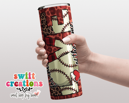 Love Baseball Tumbler (T494) - Swiit Creations