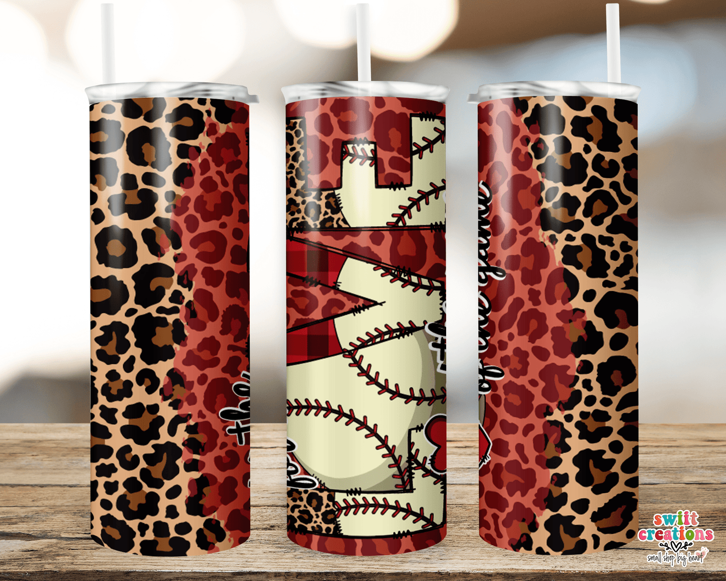 Love Baseball Tumbler (T494) - Swiit Creations