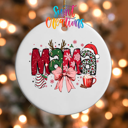 Mama Christmas UV DTF Ornament Transfer | O-1206 - Swiit Creations