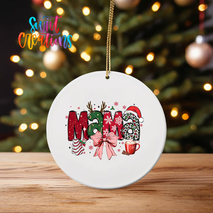 Mama Christmas UV DTF Ornament Transfer | O-1206 - Swiit Creations