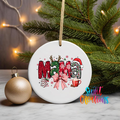 Mama Christmas UV DTF Ornament Transfer | O-1206 - Swiit Creations