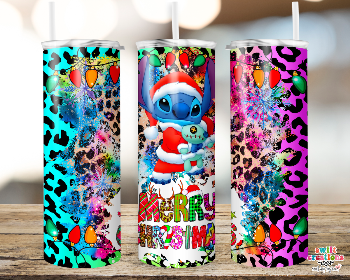 Merry Christmas Tumbler (T322) - Swiit Creations