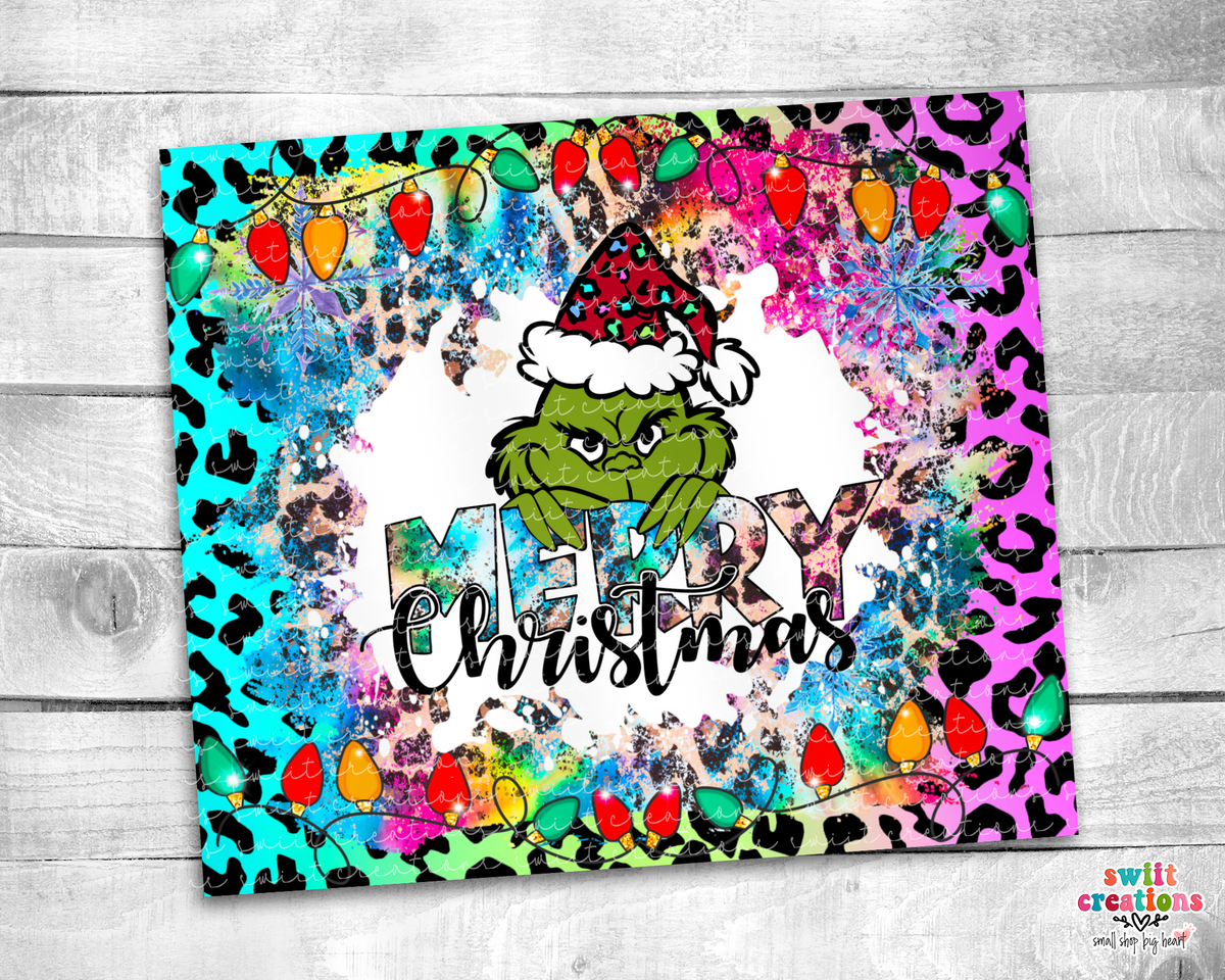Merry Christmas Tumbler (T323) - Swiit Creations