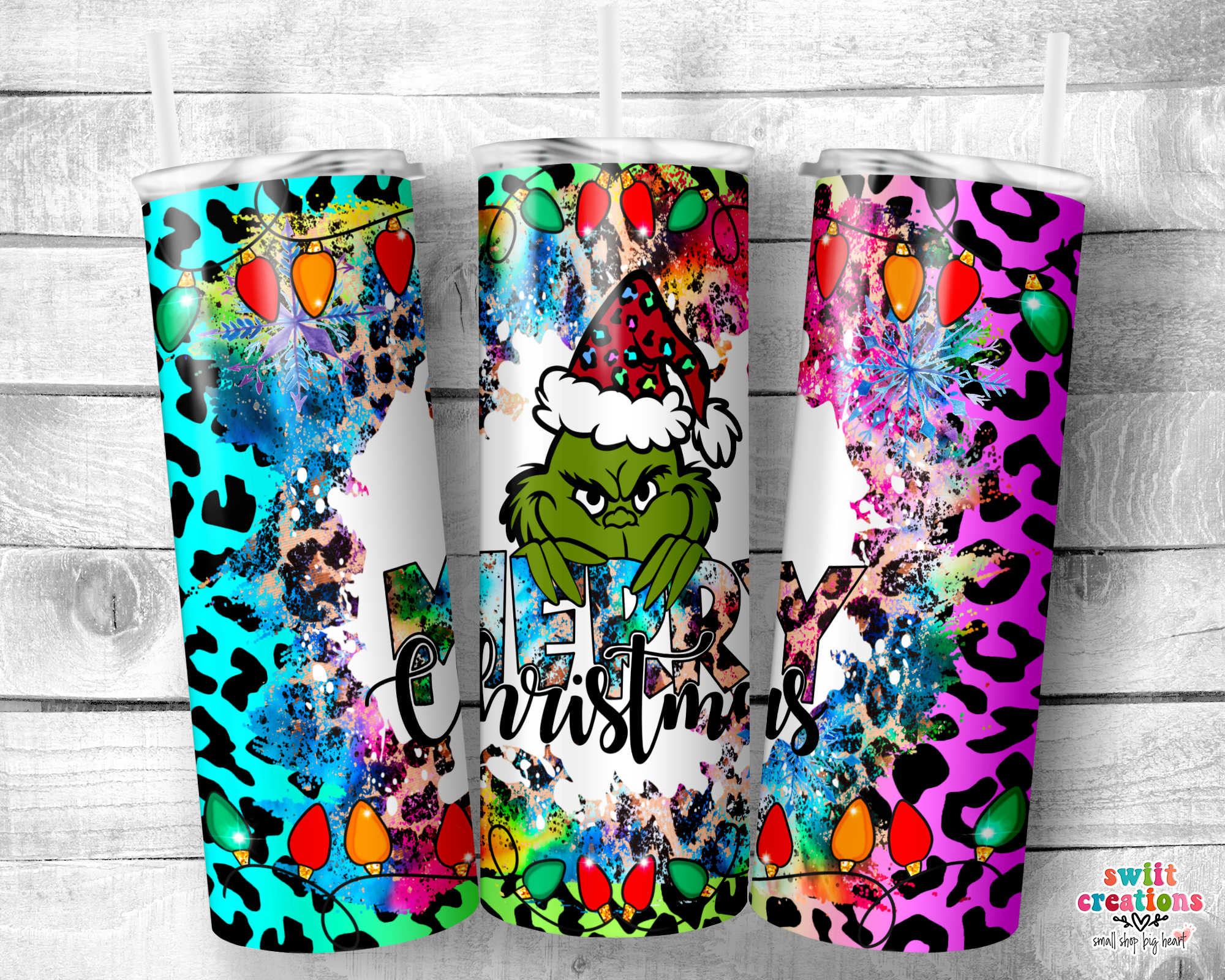 Merry Christmas Tumbler (T323) - Swiit Creations