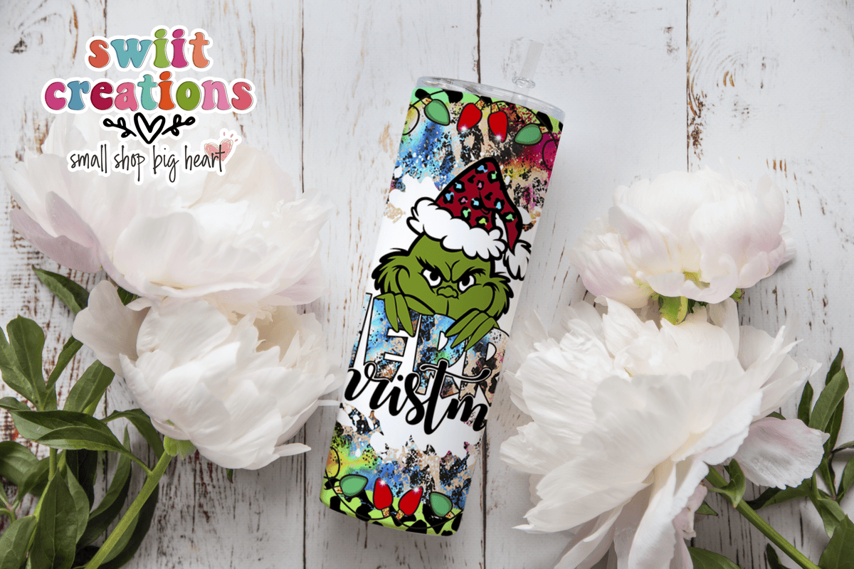 Merry Christmas Tumbler (T323) - Swiit Creations