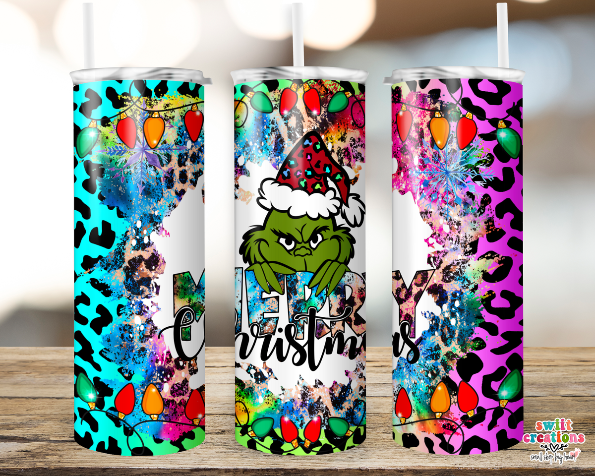 Merry Christmas Tumbler (T323) - Swiit Creations
