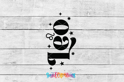 Leo motel keychain UV DTF transfer artwork preview by Swiit Creations