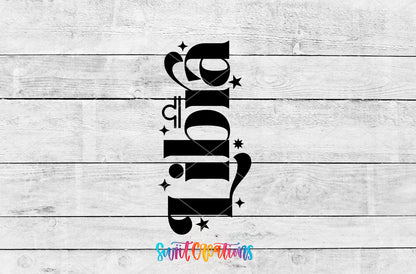 Libra motel keychain UV DTF transfer artwork preview by Swiit Creations
