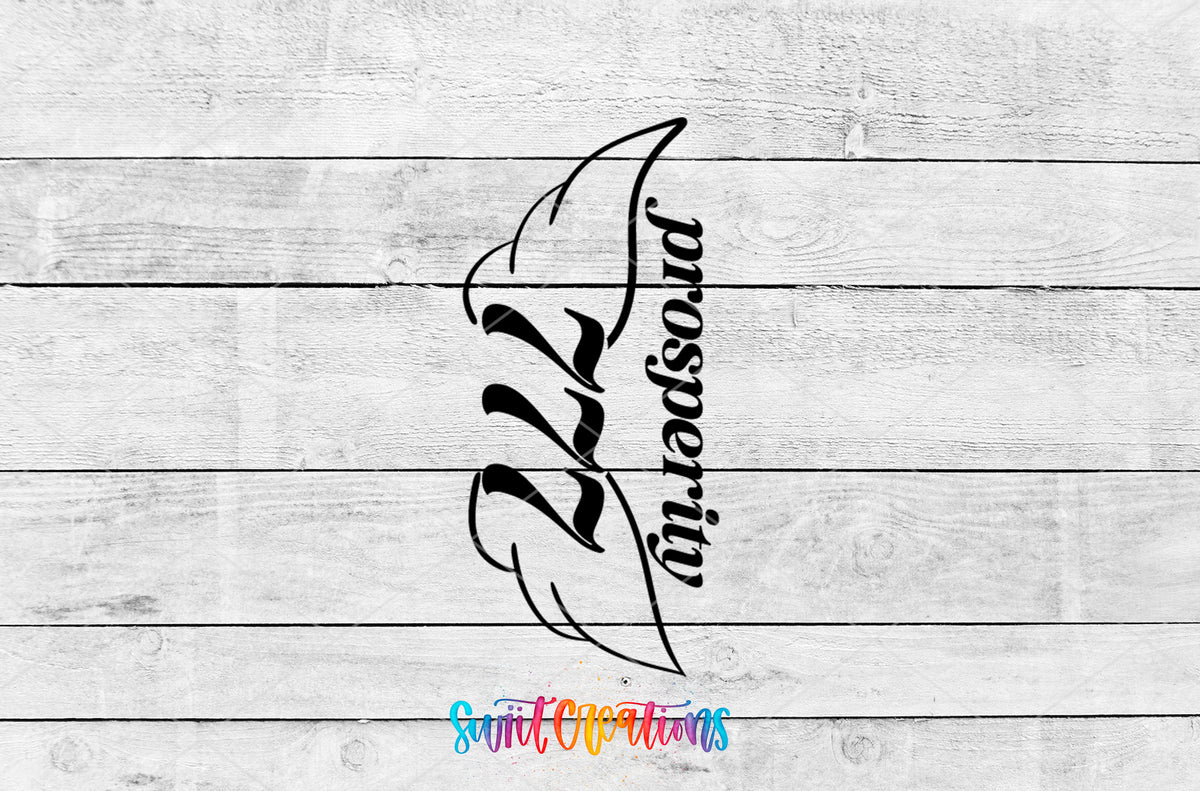 777 Prosperity motel keychain UV DTF transfer artwork preview by Swiit Creations