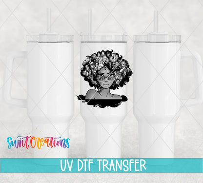 My Roots UV DTF transfer on white 40 oz tumblers