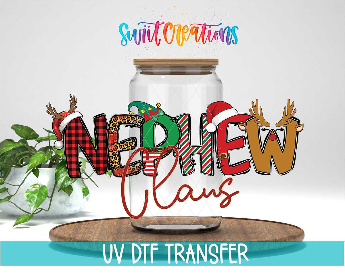 Nephew Claus Christmas UV DTF Cup Decal | UV1233 - Swiit Creations