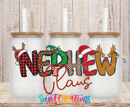 Nephew Claus Christmas UV DTF Cup Decal | UV1233 - Swiit Creations