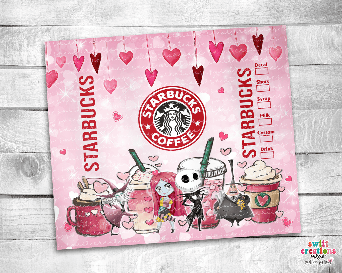 Nightmare Valentines Tumbler (T376) - Swiit Creations