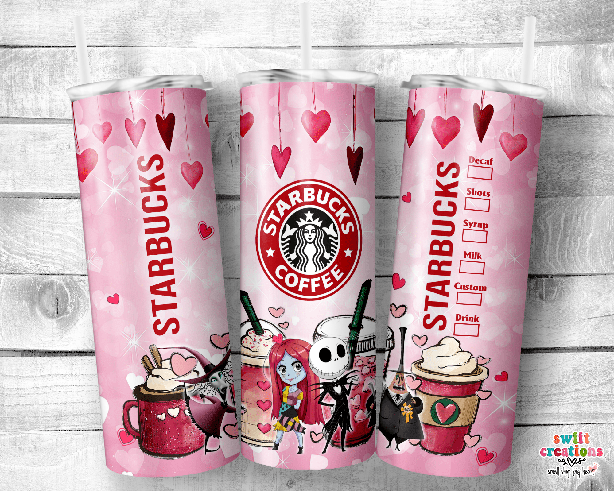 Nightmare Valentines Tumbler (T376) - Swiit Creations