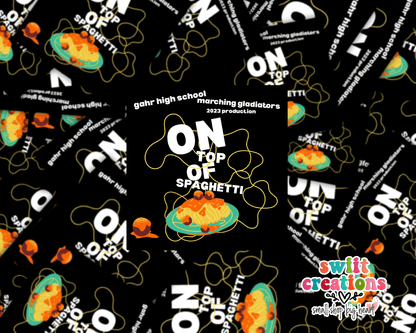 Pile of Gahr On Top of Spaghetti 2023 stickers