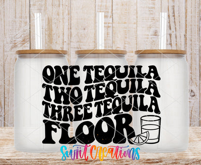 One Tequila Two Tequila Three Tequila Floor UV DTF Decal | UV1076 - Swiit Creations