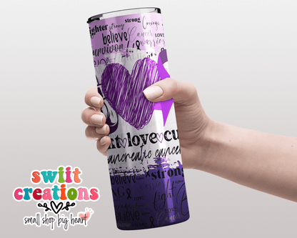 Pancreatic Cancer 20oz Insulated Tumbler (T512) - Swiit Creations