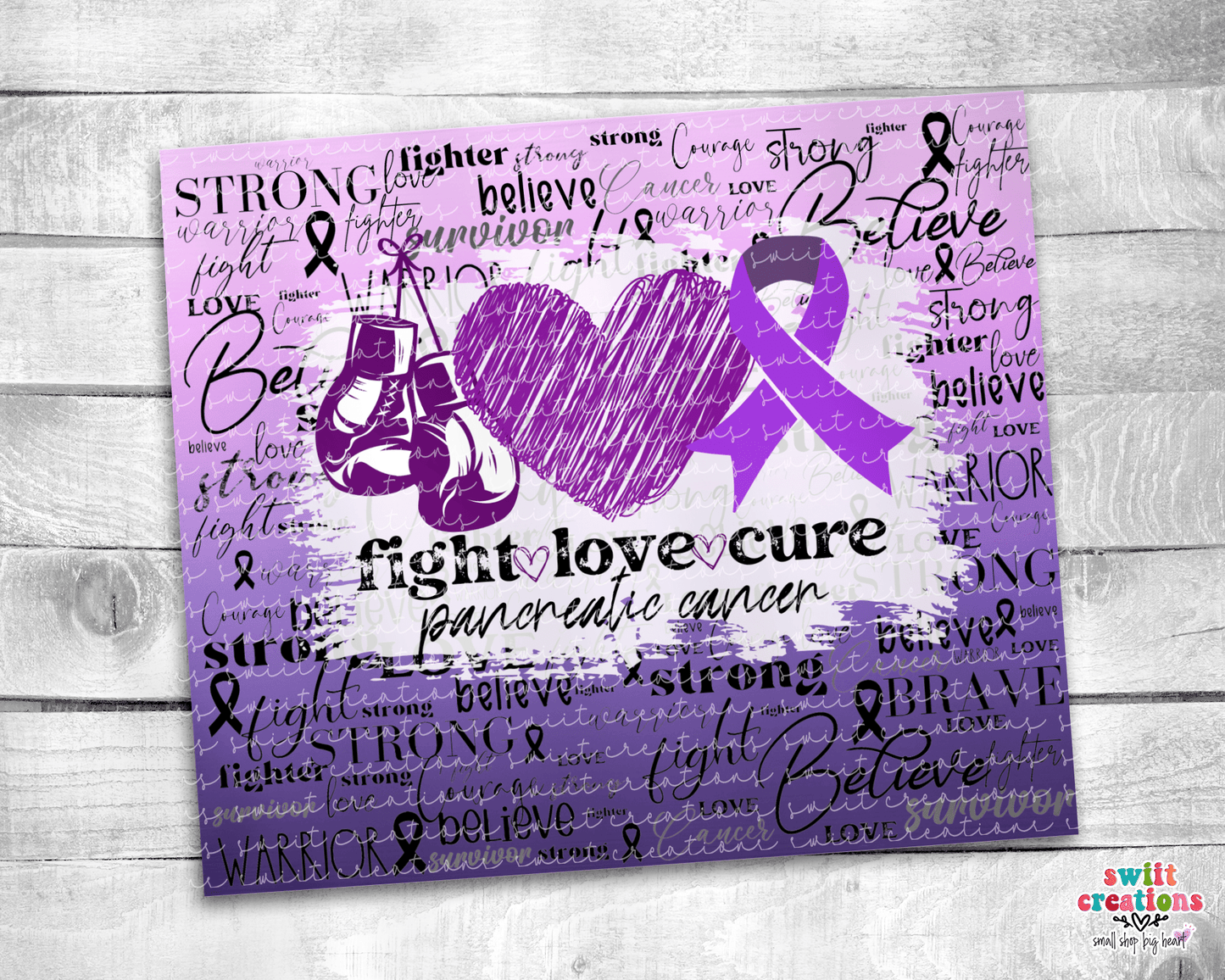 Pancreatic Cancer 20oz Insulated Tumbler (T512) - Swiit Creations