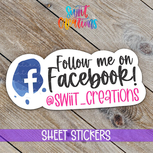Personalized Facebook Sticker | CSB02 - Swiit Creations
