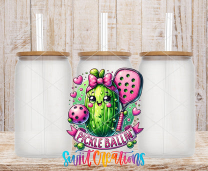 Pickle Ballin’ UV DTF Decal | Cute Pickleball Sports Wrap | UV1535 - Swiit Creations