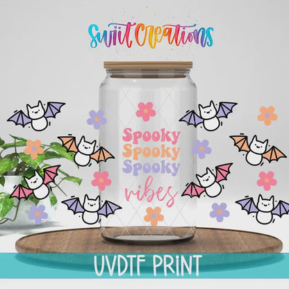 Video of the Spooky Vibes UV DTF full wrap