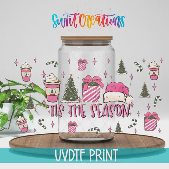 Video of the Tis the Season UV DTF full wrap