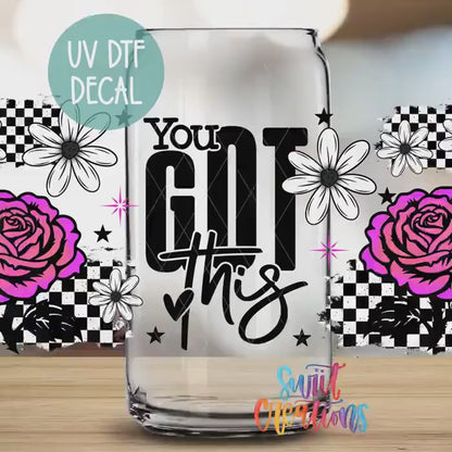Video of the You Got This UV DTF full wrap