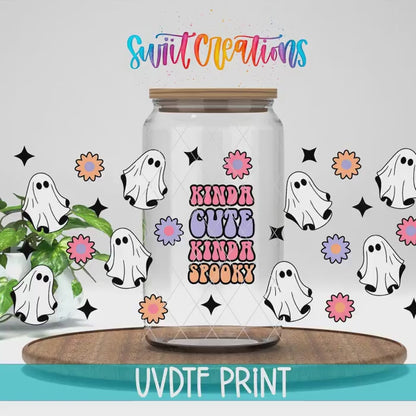 Video of the Kinda Cute Kinda Spooky UV DTF full wrap