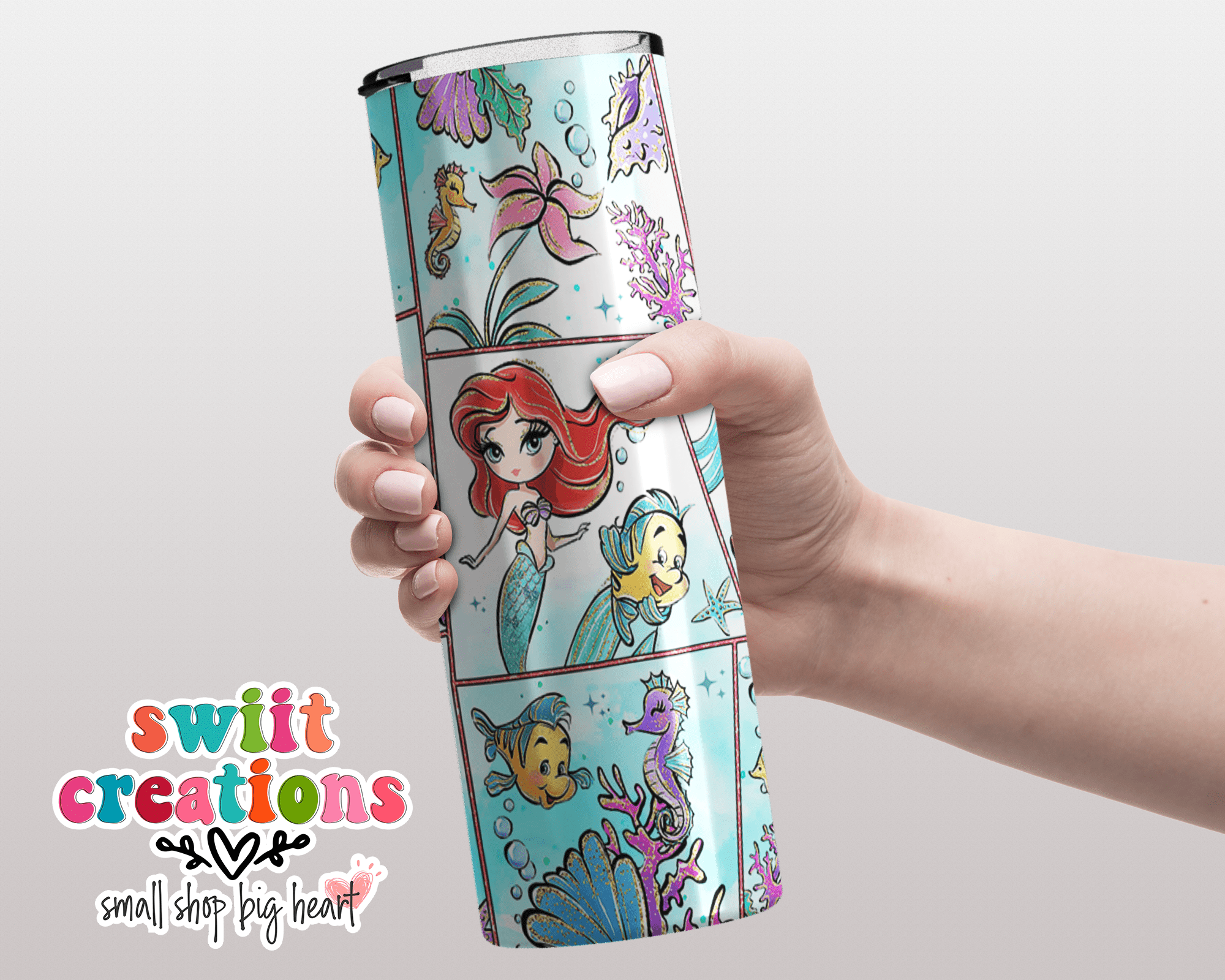 Princess 3 Tumbler (T517) - Swiit Creations