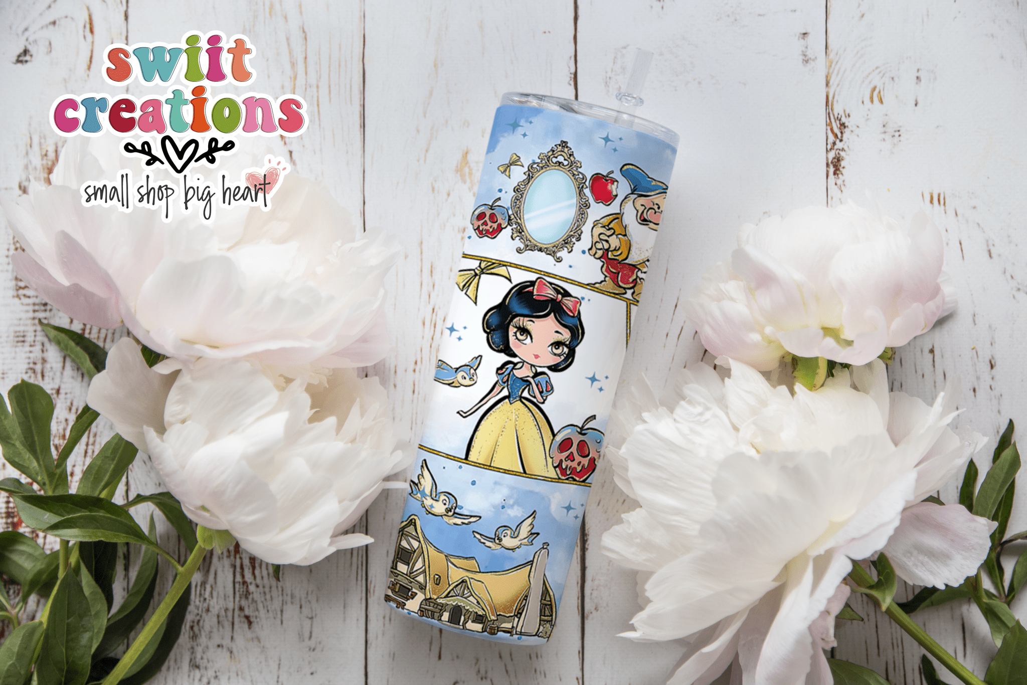 Princess 4 Tumbler (T518) - Swiit Creations