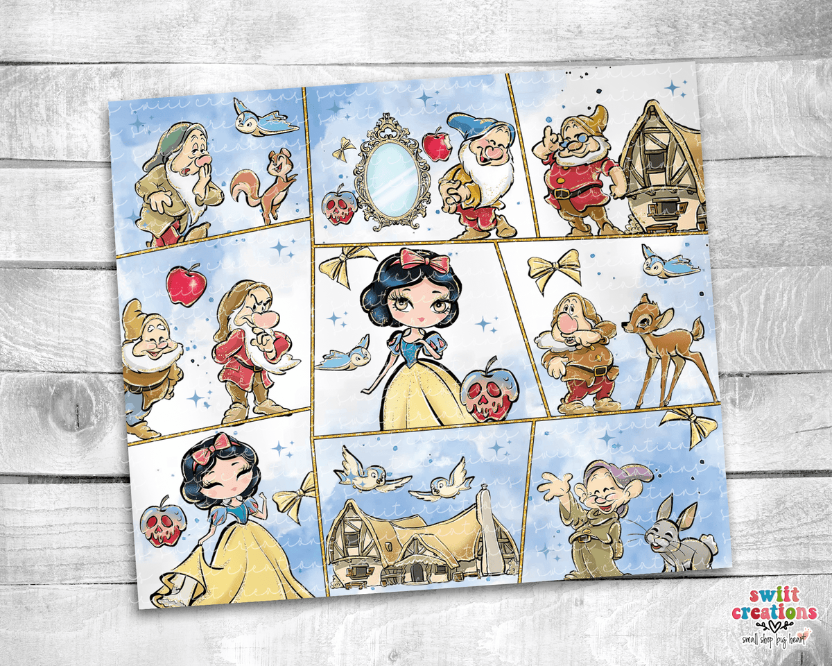 Princess 4 Tumbler (T518) - Swiit Creations