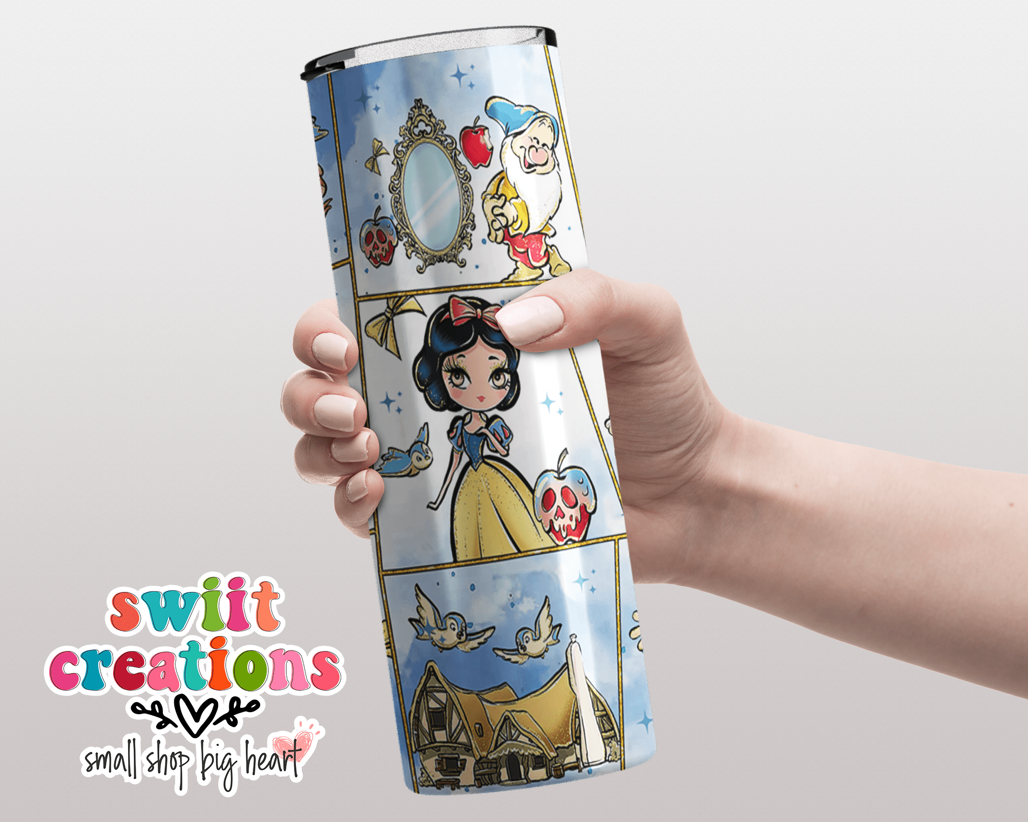 Princess 4 Tumbler (T518) - Swiit Creations