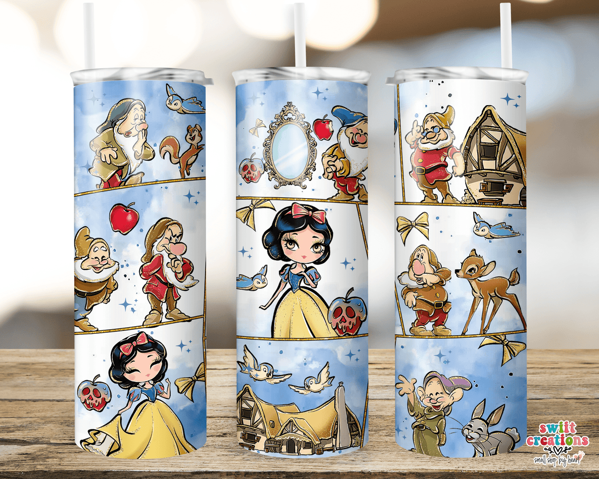 Princess 4 Tumbler (T518) - Swiit Creations