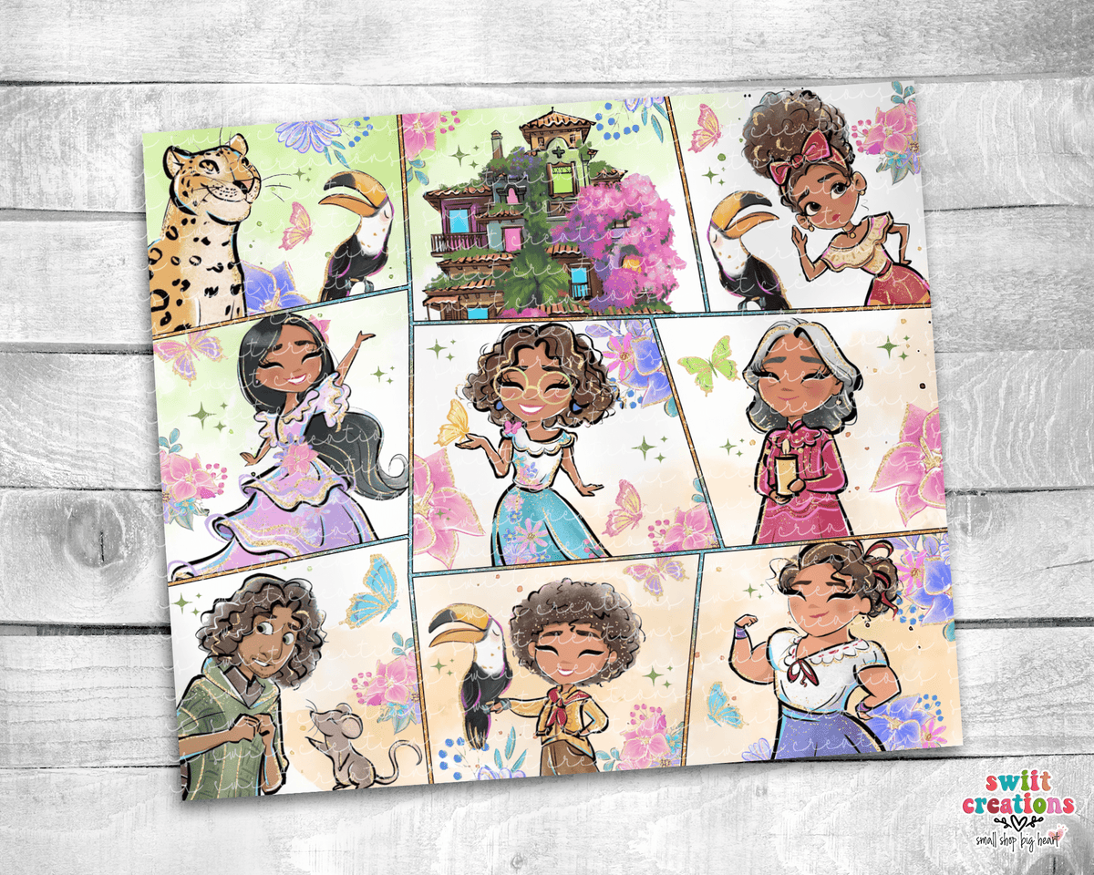 Princess 7 Tumbler (T521) - Swiit Creations