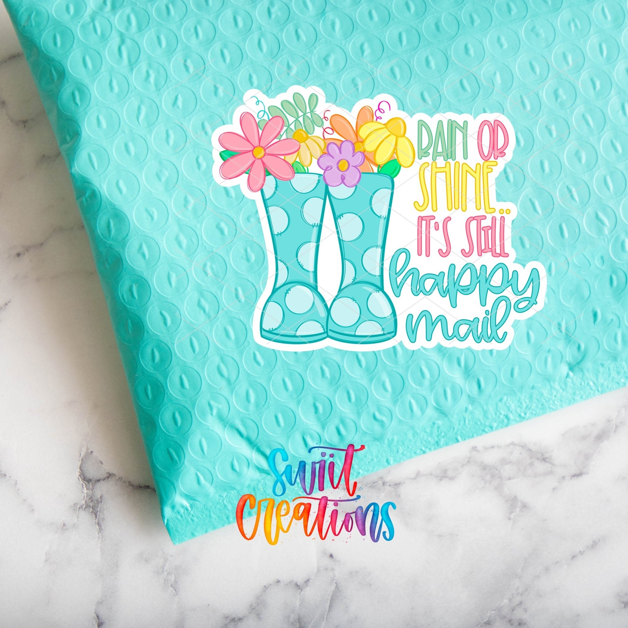 Rain or Shine Happy Mail Sticker | SB66 - Swiit Creations