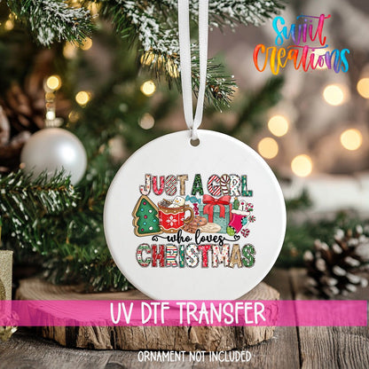 Retro Bold Merry Christmas UV DTF Ornament Transfer | O-1685 - Swiit Creations