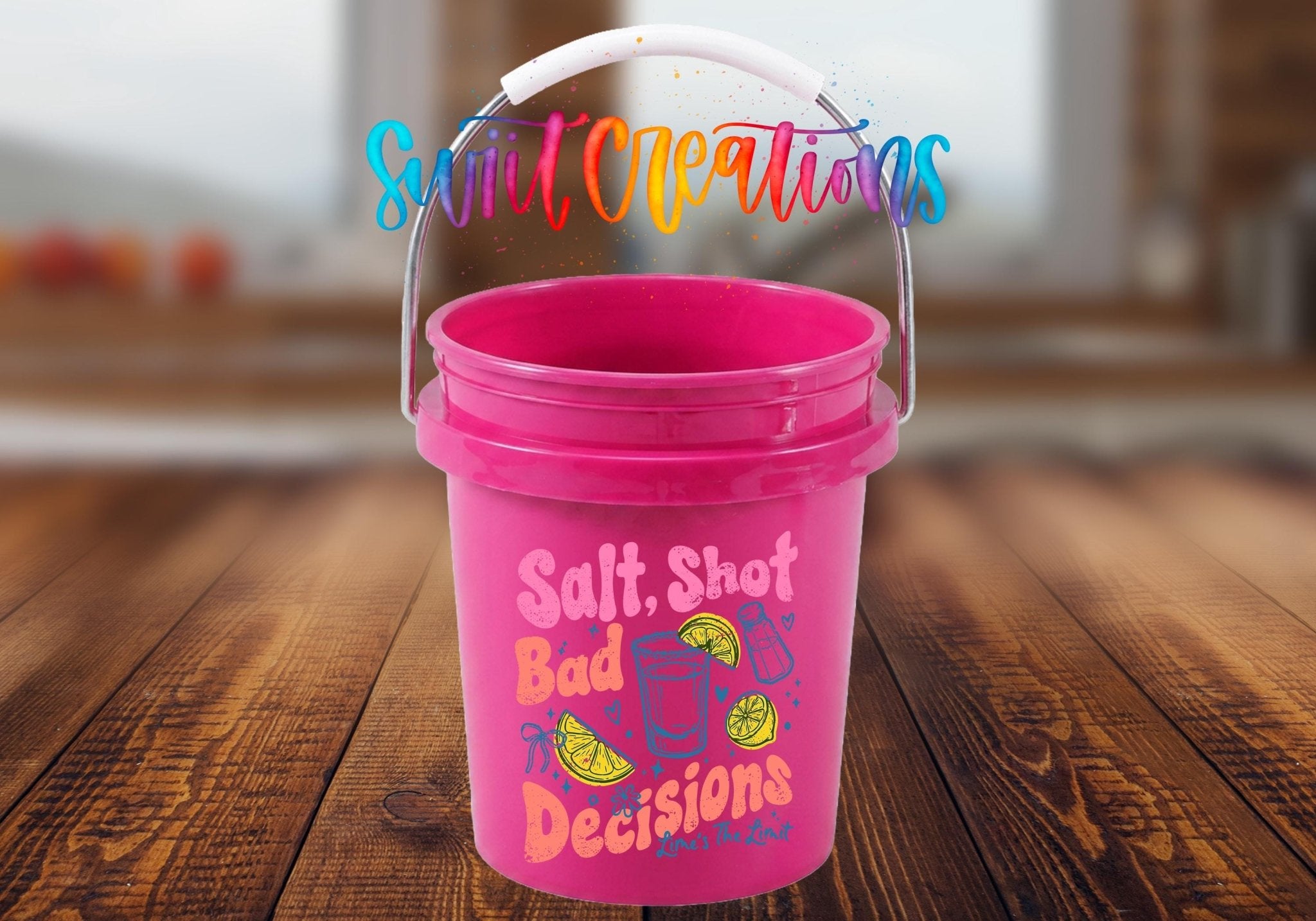 Salt Shot Bad Decisions Mini Bucket UV DTF Transfer | MB2000 - Swiit Creations
